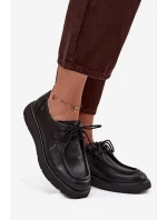 Kožené dámské polobotky Maciejka K7189-01 Černé