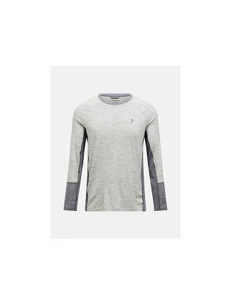 Termotriko PEAK PERFORMANCE Magic Crew Wool-blend Baselayer Men, šedé Termotriko PEAK PERFORMANCE Magic Crew Wool-blend Baselayer Men, šedé