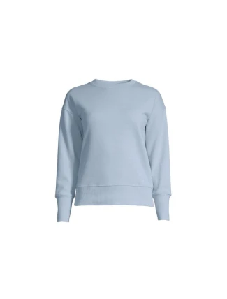 CASALL Froté mikina s krkem Natural Dye modrá