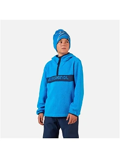 Dětská mikina ROSSIGNOL JR ALLTRACK ANORAK FLEECE, modrá