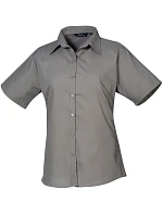 Premier PR 302 Popelínová halenka s krátkým rukávem 39.0302 dark grey