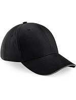 Beechfield B 20 6 panelová sandwich kšiltovka "Athleisure" 53.0020 black/graphite grey Beechfield B 20 6 panelová sandwich kšiltovka "Athleisure" 53.0020 black/graphite grey