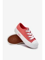 Dětské Mládežnické Tenisky LEE ISLA C LOW JR 50251058 Korálová