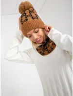 Dámská čepice AT CZ CM 319 hnědá Dámská čepice AT CZ CM 319 hnědá