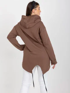 Mikina RV BL 8266.34P hnědá