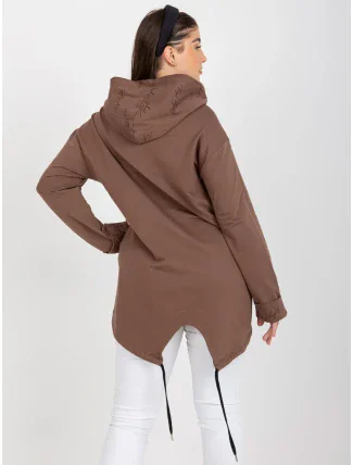 Mikina RV BL 8266.34P hnědá