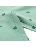Dětské bavlněné kalhoty nax NAX LONGO aloe green