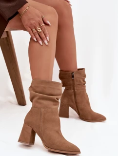 Boty na podpatku model 220195 Step in style