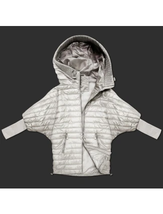 Dámská netopýří bunda v barvě ecru Minority (P3-6913-12)