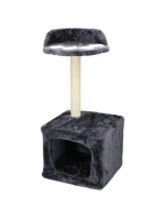 ŠKRABADLO PRO KOČKY S DOMEČKEM A PELÍŠKEM 68CM