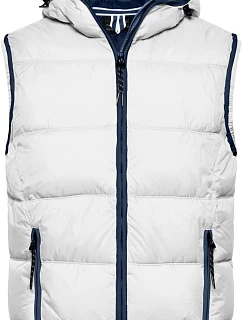 Daiber JN 1076 Pánská vesta "Maritim" 02.1076 white/navy