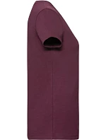 Russell Athletic 108F Dámské tričko Pure Organic 10.108F burgundy