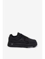 Nízké Dámské Tenisky Big Star RR274A311 HI-POLY SYSTEM Černé