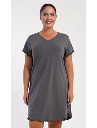 Dámská noční košile s krátkým rukávem Alexandra Dámská noční košile s krátkým rukávem Alexandra