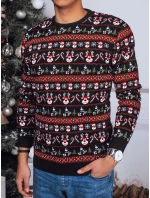 Pánský vánoční svetr černý FashionStreet WX2162