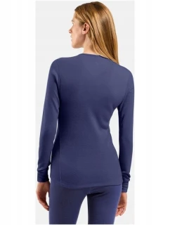 Odlo BL TOP spodní prádlo s dlouhým rukávem l/s ACTIVE WARM velikost M Blue