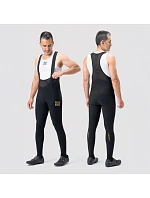Rockbros YDCK012-1 dlouhé fleecové cyklistické kalhoty se šlemi Velikost L - černé