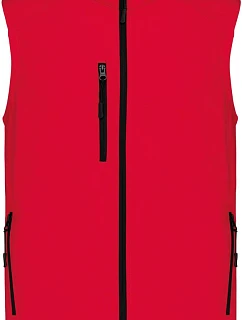 Kariban K 403 Pánská 3-vrstvá softshellová vesta 20.K403 red