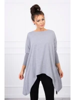 Oversize halenka šedá Oversize halenka šedá