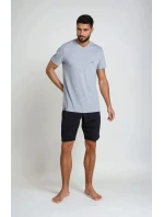 Pyžamo Duty 38881-90X šedo-černé - Henderson