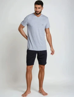 Pyžamo Duty 38881-90X šedo-černé - Henderson