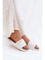 Dámské pantofle Big Star – bílé