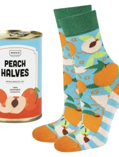 SOXO DOBRÉ VĚCI PONOŽKY KONZERVOVANÉ BROSKVE