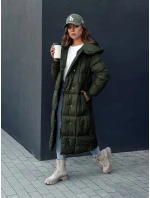 Dámský prošívaný kabát CLOUTIQUE zelený FashionStreet TY4370