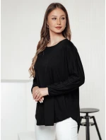 LOOSEFEMME dámská oversize halenka s přívěskem s černou FashionStreet RY2705