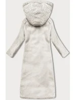 Černá oboustranná zimní bunda s mechovitou kožešinou J Style (16M9167-392)