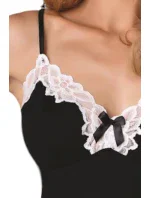 Noční košile Roma black/cream - ELDAR