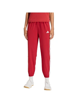 Dámské kalhoty adidas Train Essentials 3-Stripes Woven červené KF8554 dámské Dámské kalhoty adidas Train Essentials 3-Stripes Woven červené KF8554 dámské