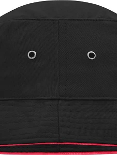 Daiber MB 12 Rybářský klobouk s lemem 03.0012 black/red