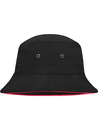 Daiber MB 12 Rybářský klobouk s lemem 03.0012 black/red Daiber MB 12 Rybářský klobouk s lemem 03.0012 black/red