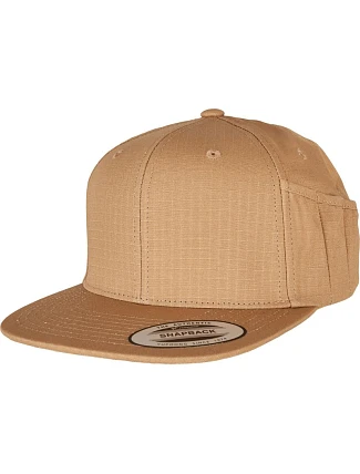 Flexfit 6089PS 6 panelová snapback kšiltovka s držák. na pero 55.89PS ocher Flexfit 6089PS 6 panelová snapback kšiltovka s držák. na pero 55.89PS ocher