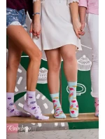 Duhové Rainbow Socks Ponožky Sladkosti V Krabičce 3 Párů