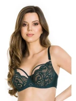Polovyztužená dámská podprsenka TANGO 01076 SEMI SZMARAGD
