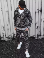 Pánská tmavě šedá tepláková souprava moro FashionStreet AX0623