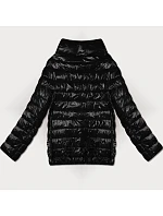 Lehce zateplená oboustranná bunda do boků Goodlookin black (P21-7213/7212-1)