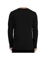 Pánské tričko 4F Longsleeve M611 deep black 4FWMM00TLONM611 20S pánské