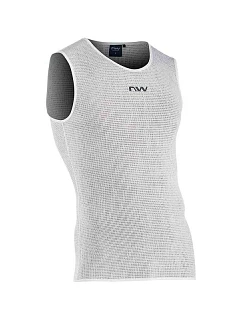 Cyklistické tričko NORTHWAVE LIGHT Base layer – bílé