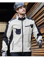 Daiber JN 844 Pracovní letní softshellová bunda - Strong 02.0844 white/carbon Daiber JN 844 Pracovní letní softshellová bunda - Strong 02.0844 white/carbon