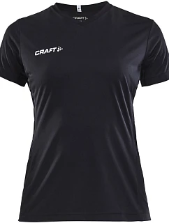 Craft Teamwear Squad Go Jersey Solid W Dámské sportovní tričko s výstřihem do V 82.5566 black