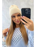 Dámská čepice Berry K344 beige Dámská čepice Berry K344 beige