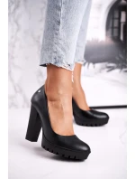 Lodičky Na Podpatku Maciejka 02629-01 černé Lodičky Na Podpatku Maciejka 02629-01 černé