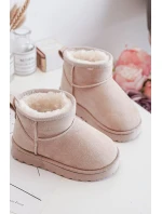 Dětské zimní boty s polstrováním Bežové Nallita Dětské zimní boty s polstrováním Bežové Nallita