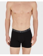 Pánské boxerky 2Pack 111912 4R720 černošedé - Emporio Armani