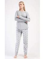 Dámské pyžamo dlouhé Peříčko Dámské pyžamo dlouhé Peříčko
