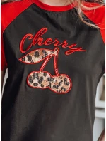 Dámské tričko s 3D efektem CEKINKA černé FashionStreet RY2865