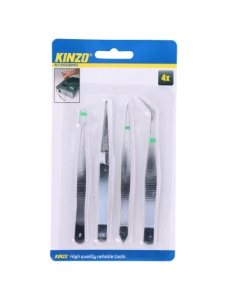 PINZETA SADA 4 KS KINZO